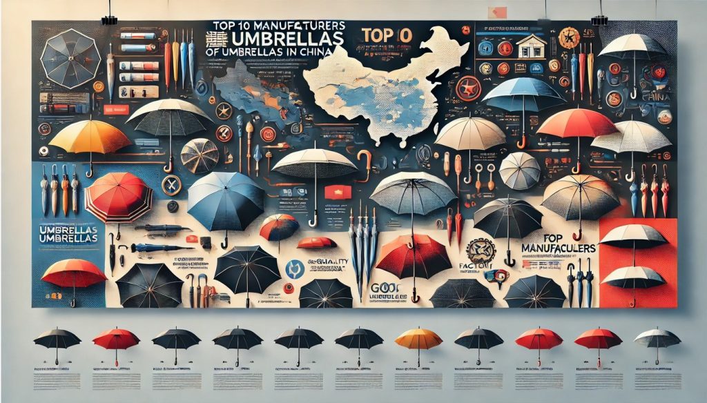 Top 10 Manufacturers of Umbrellas in China